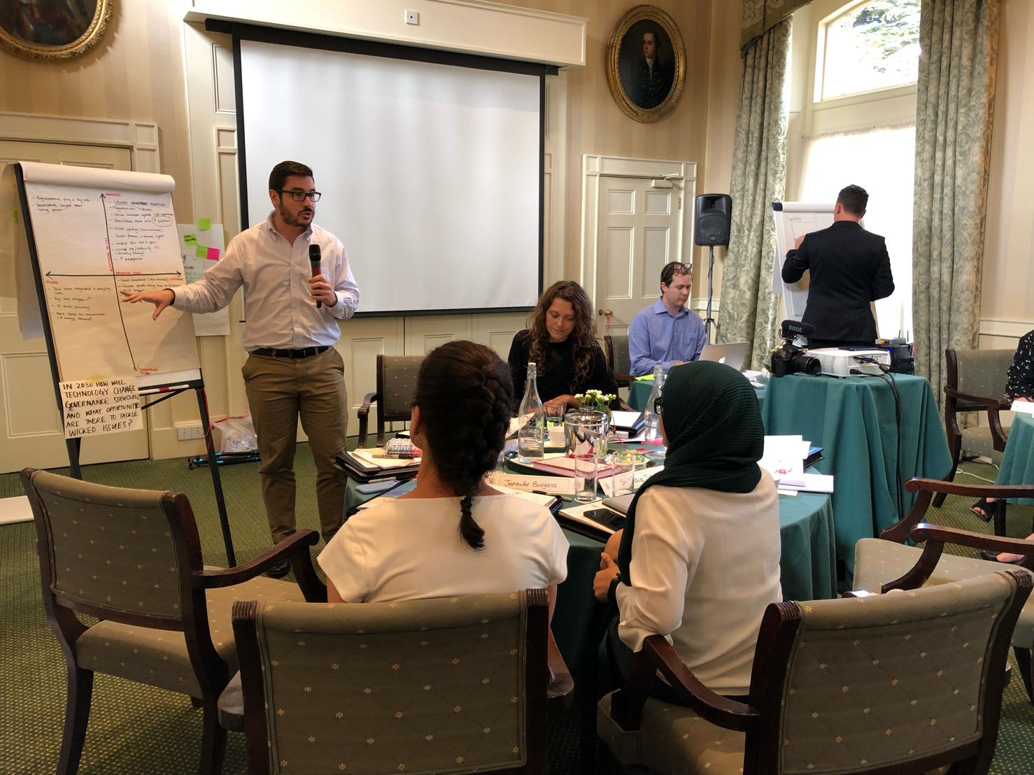 Sesión de trabajo del Strategic Foresight Retreat 2019 de SOIF